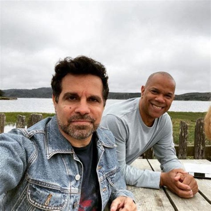 Mario Cantone seen smiling in New York City during pride month in 2021
