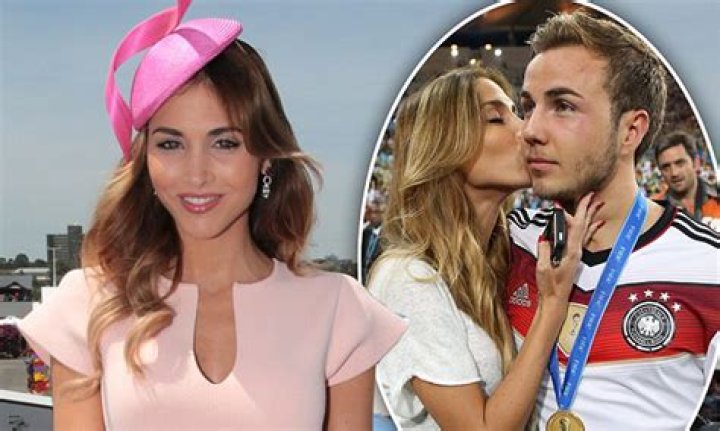 Mario Gotze and Ann Brommel