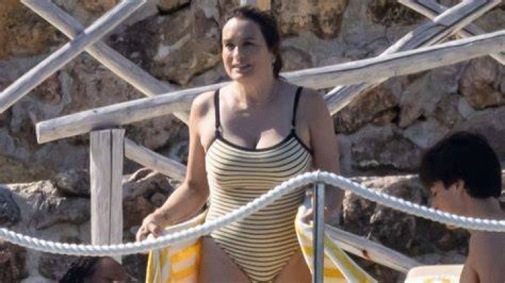Mariska Hargitay in bikini at the St. Bart&rsquo;s Beach in February 2010