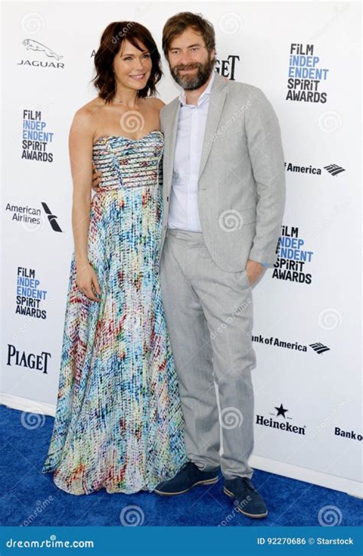 Mark Duplass and Katie Aselton in a selfie in August 2019