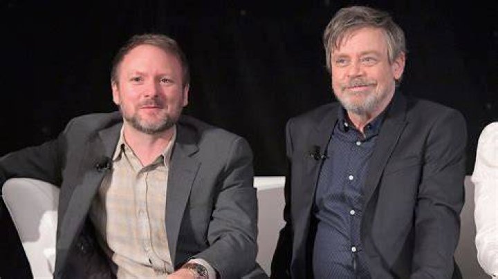 Mark Hamill and Rian Johnson at the SXSW film festival in 2018