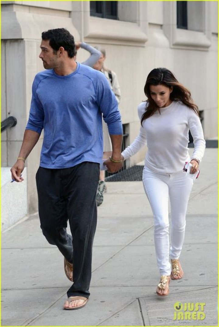 Mark Sanchez with Eva Longoria