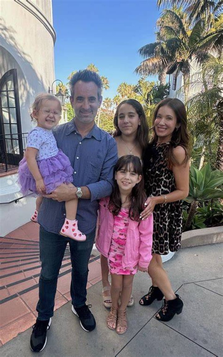 Marla Sokoloff with her family in Disneyland in September 2019