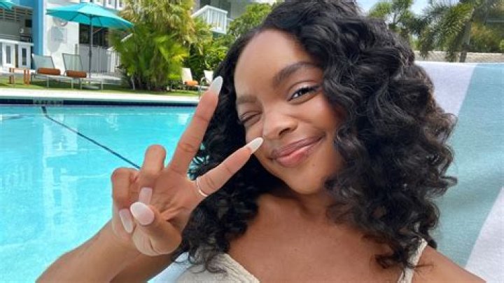 Marsai Martin in a selfie as seen in October 2018