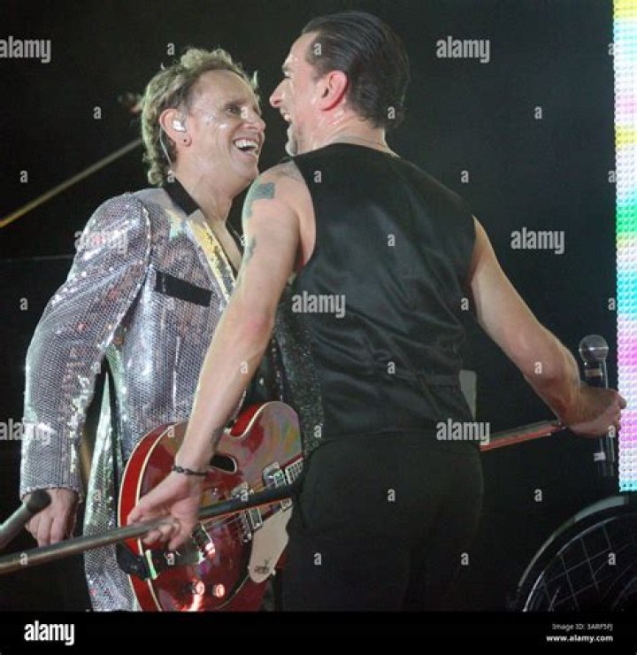 Martin Gore performing with Depeche Mode live at Troubadour in April 2013