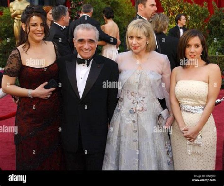 Martin Scorsese with his family in August 2018