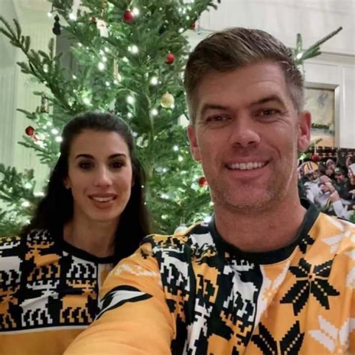 Mason Crosby and Molly Ackerman, as seen in December 2020