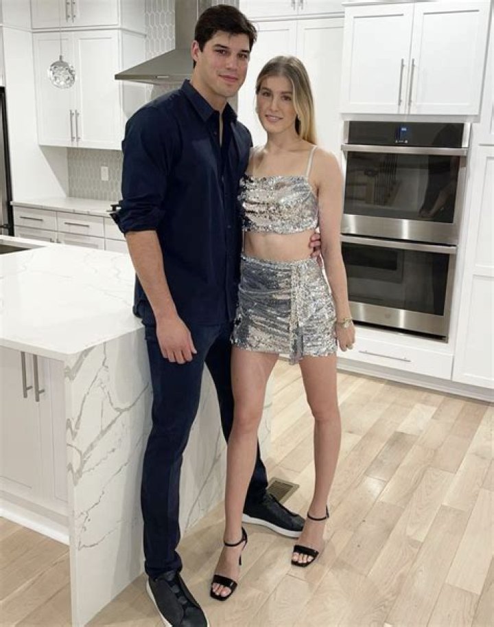 Mason Rudolph and Eugenie Bouchard, as seen in February 2021