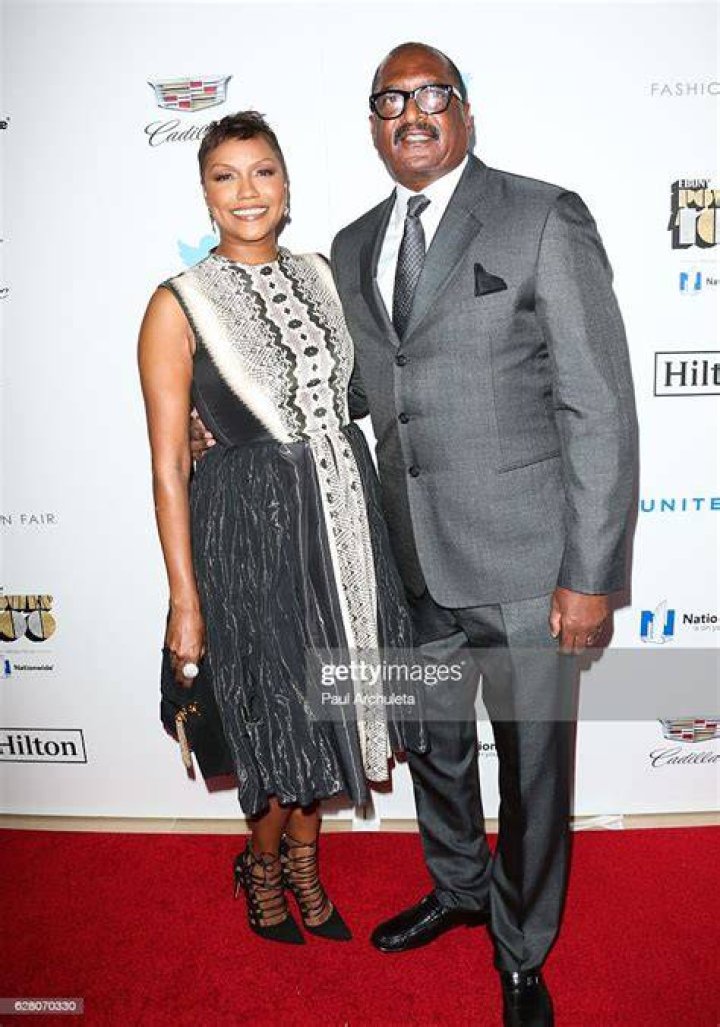 Mathew Knowles and Gena Charmaine Avery, as seen in November 2019