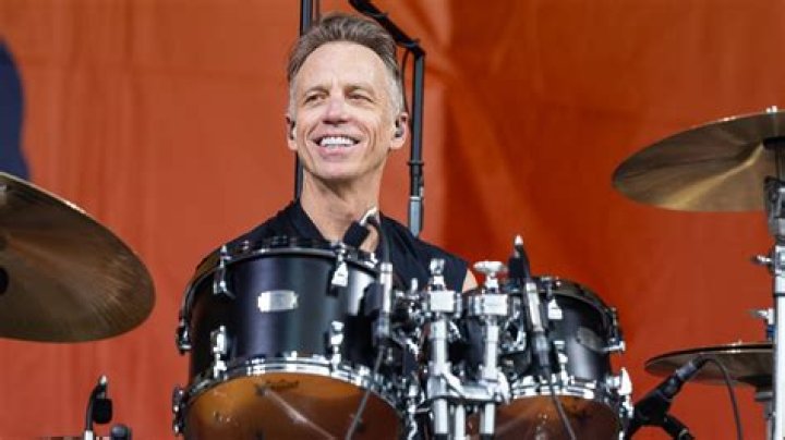 Matt Cameron performing with Pearl Jam in Prague in July 2018