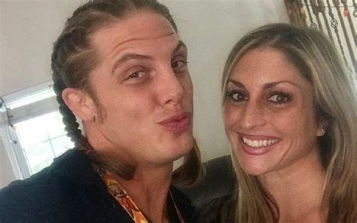 Matt Riddle with his wife as seen in November 2019