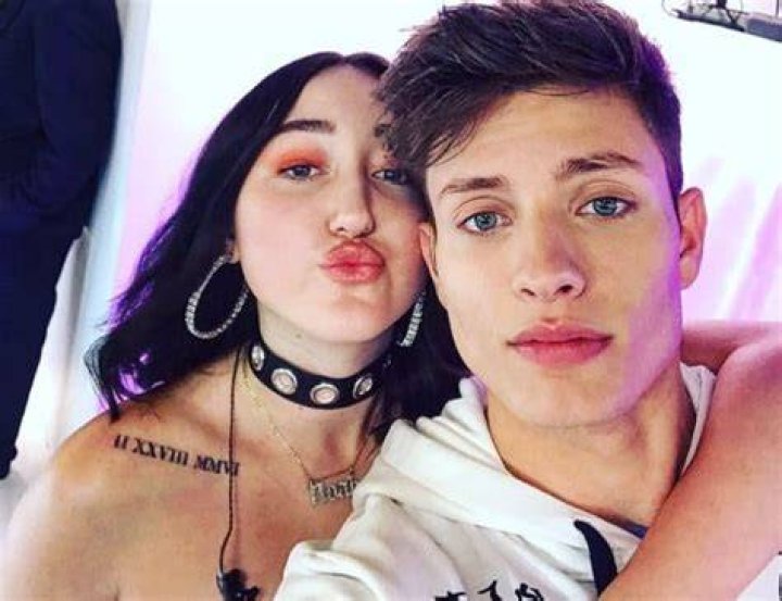 Matt Rife and Noah Cyrus in a selfie in October 2017