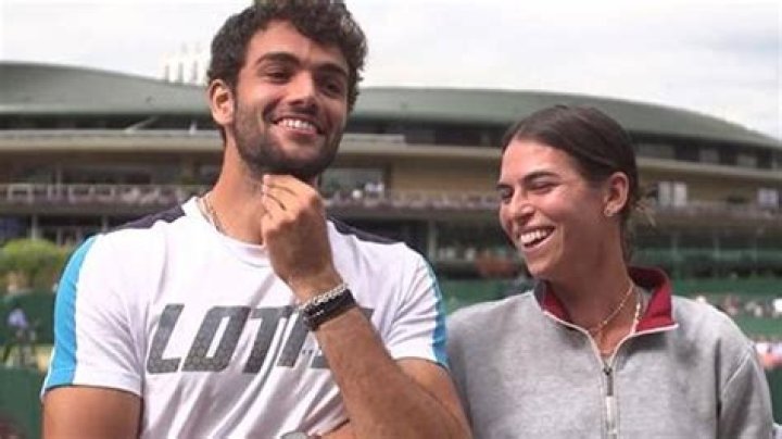 Matteo Berrettini and Ajla Tomljanović, as seen in February 2020