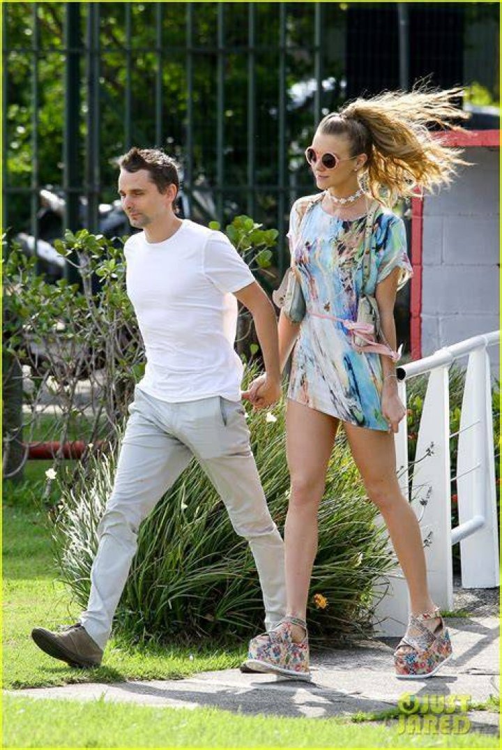 Matthew Bellamy and girlfriend Elle Evans