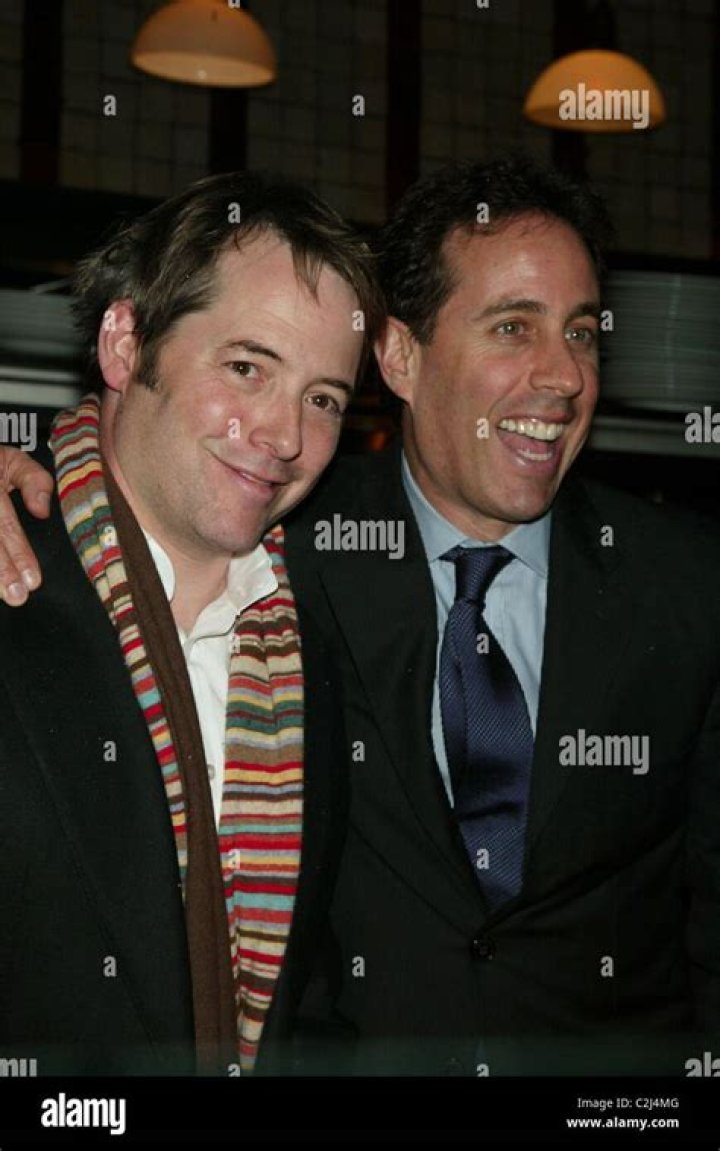 Matthew Broderick (Right) and Jerry Seinfeld as seen in September 2012