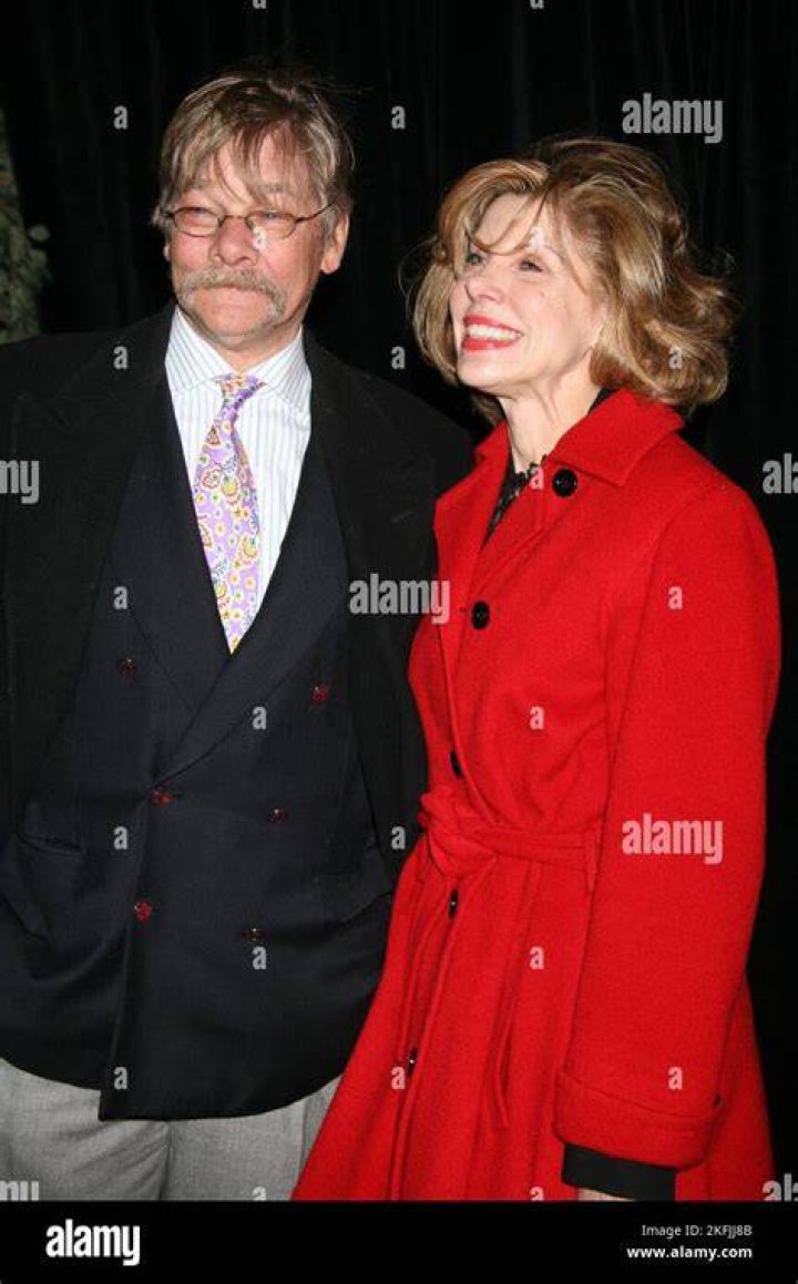 Matthew Cowles seen with his wife actress Christine Baranski