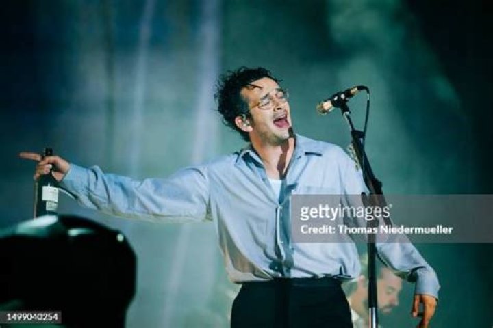 Matthew Healy at Southside Festival in June 2014