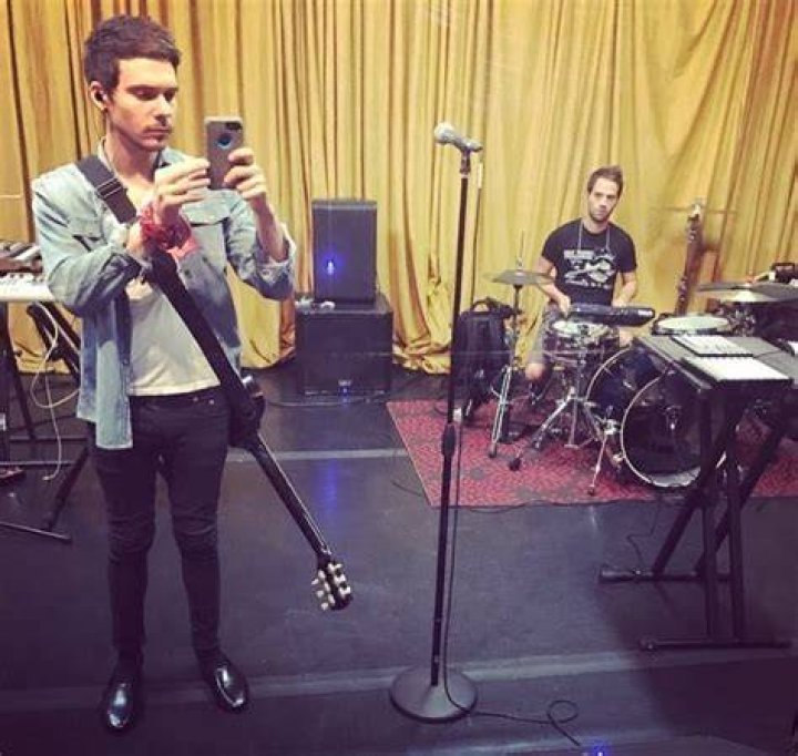 Matthew Koma in a selfie with his dog in October 2017