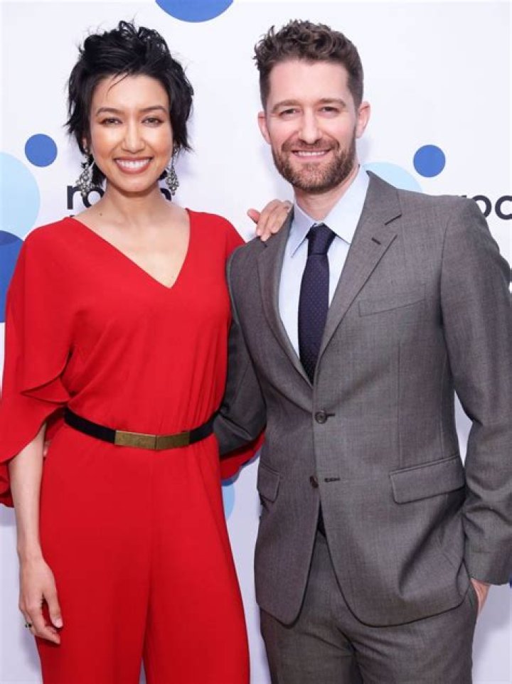 Matthew Morrison with wife Renee Puente at the 102nd White House Correspondents Association Dinner on April 30, 2016