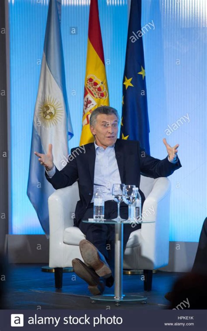 Mauricio Macri during a meeting with Croatian President Kolinda Grabar-Kitarović in March 2018