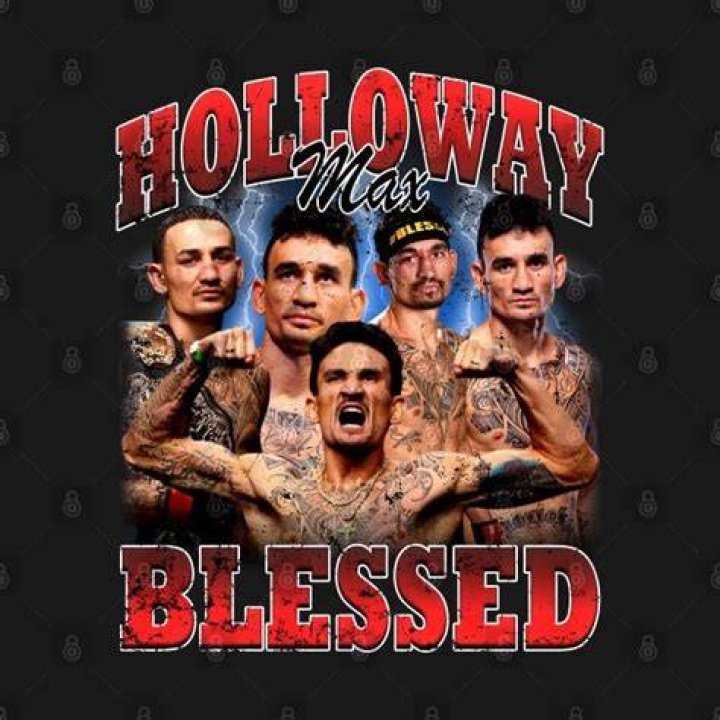 Max Blessed Holloway answers questions during a show for troops at Bagram Air Field in Afghanistan in April 2018