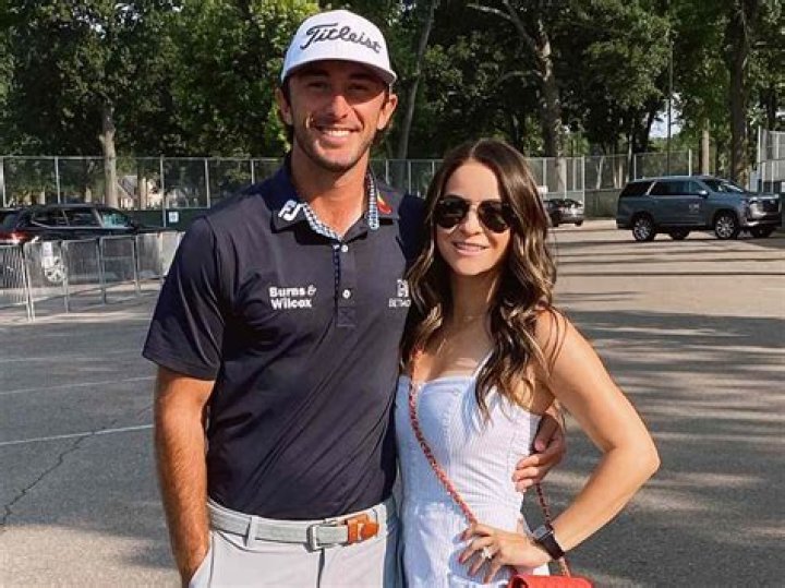 Max Homa and Lacey Croom, as seen in April 2021