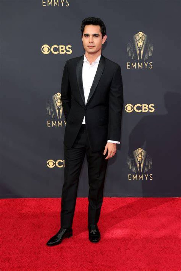 Max Minghella on the red carpet for The Handmaid's Tale in 2017