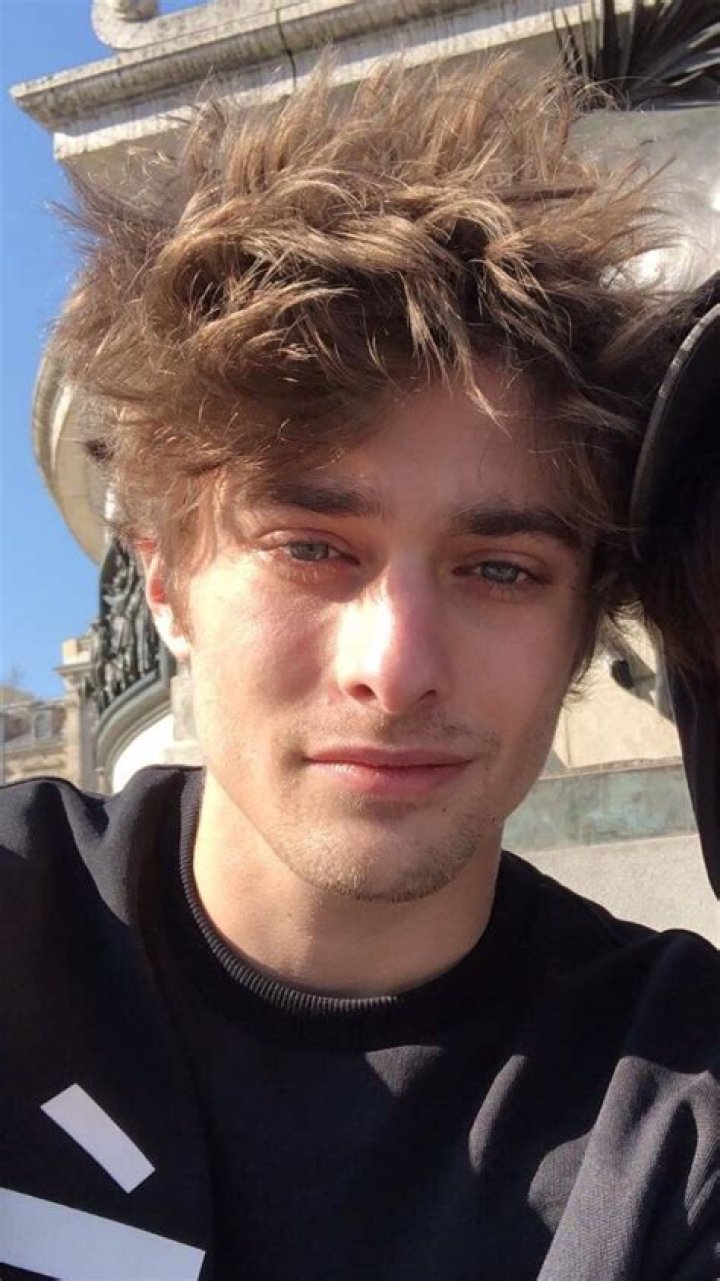 Maxence Danet-Fauvel as seen in a black-and-white picture in Paris, France in April 2021