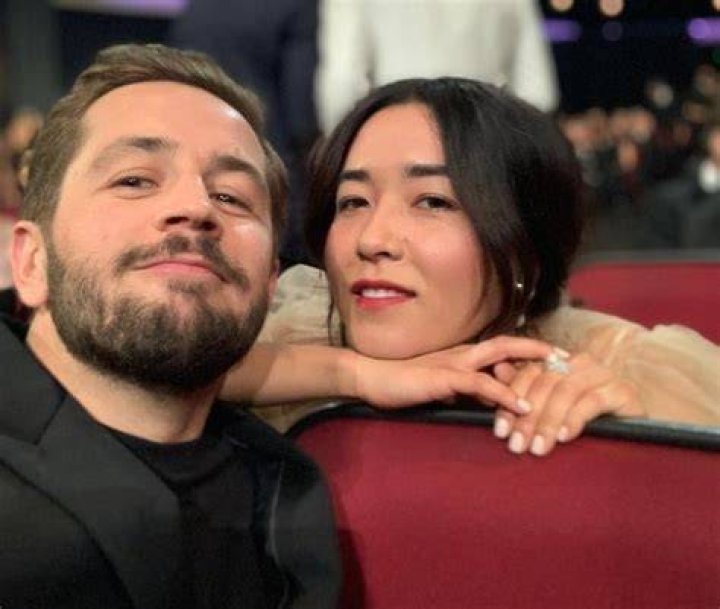 Maya Erskine as seen while taking a car selfie in Los Angeles, California in November 2018