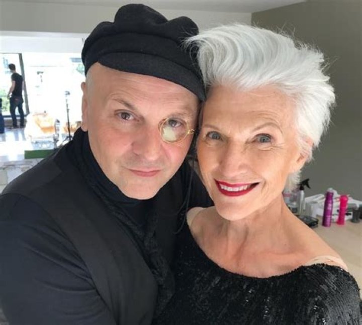 Maye Musk with Sascha Lilic in September 2018