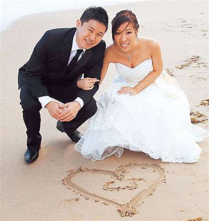 MC Jin with his wife and son Chance in December 2017