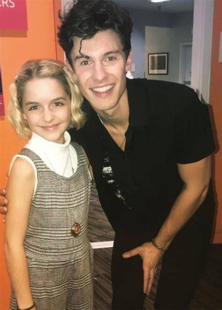 Mckenna Grace as seen while posing for a picture with the backdrop of Eiffel Tower in Paris, France in December 2018