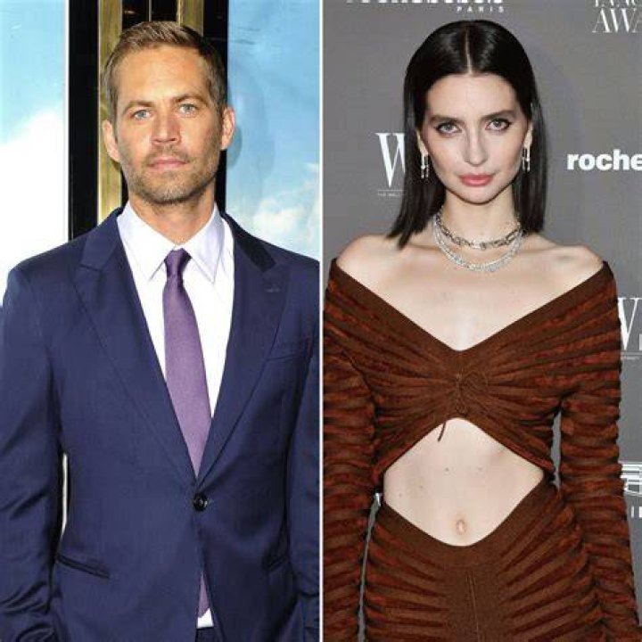 Meadow Rain Walker with her father Paul Walker