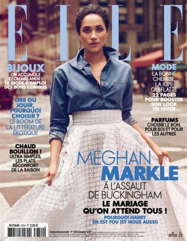 Meghan Markle at ELLE's 6th Annual Women In Television Dinner in January 2016