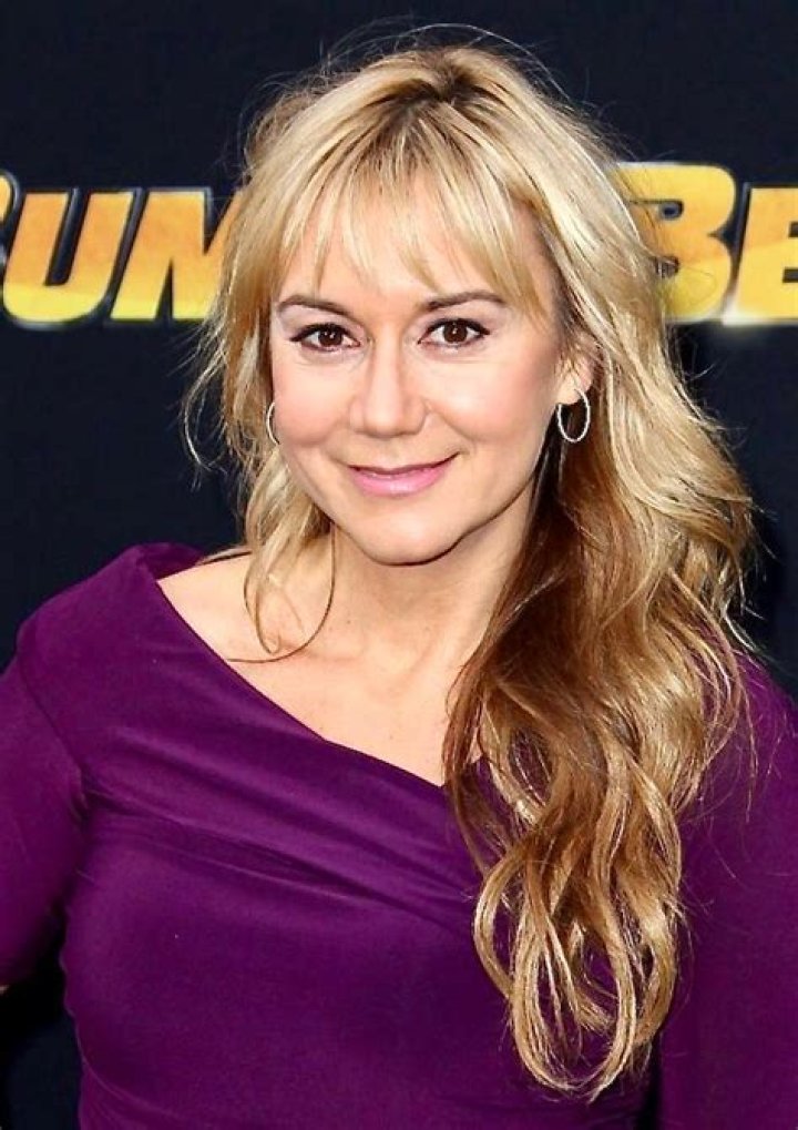 Megyn Price as seen while clicking a mirror selfie in April 2018