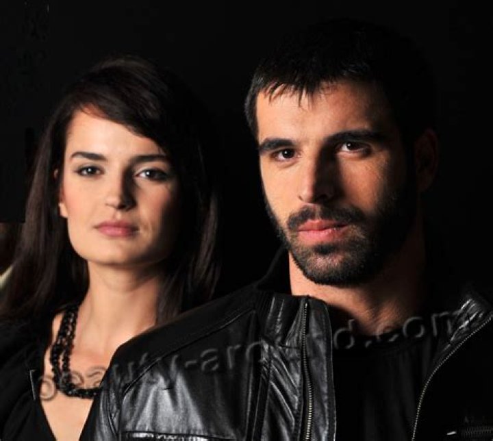 Mehmet Akif Alakurt with his dog as seen in April 2019