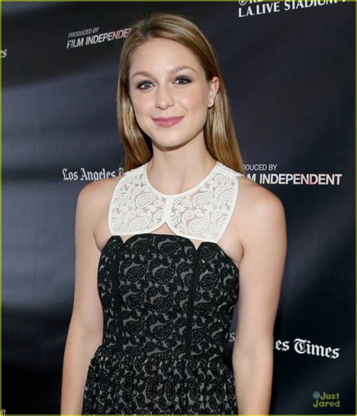 Melissa Benoist and her fiance Blake Jenner