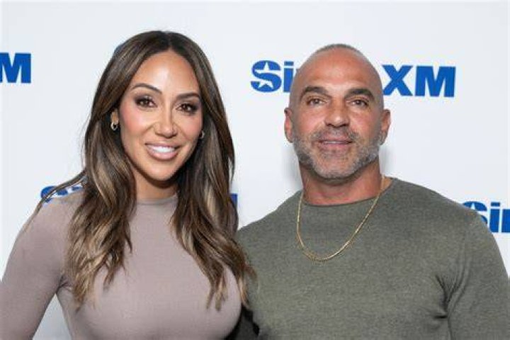 Melissa Gorga doing stretching