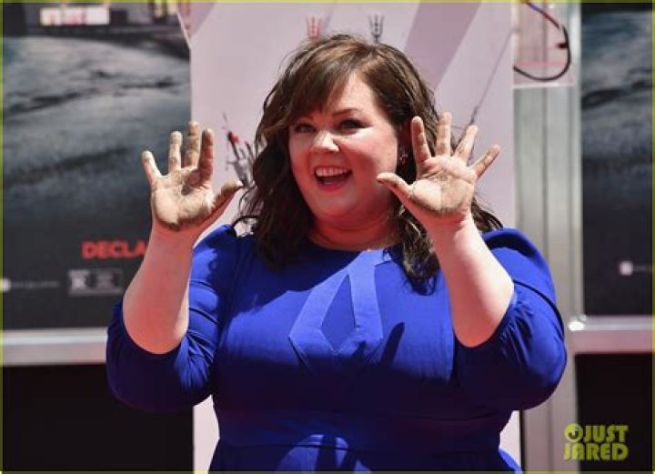 Melissa McCarthy is immortalized with a hand and footprint ceremony at TCL Chinese Theatre on July 2, 2014 in Hollywood, California.