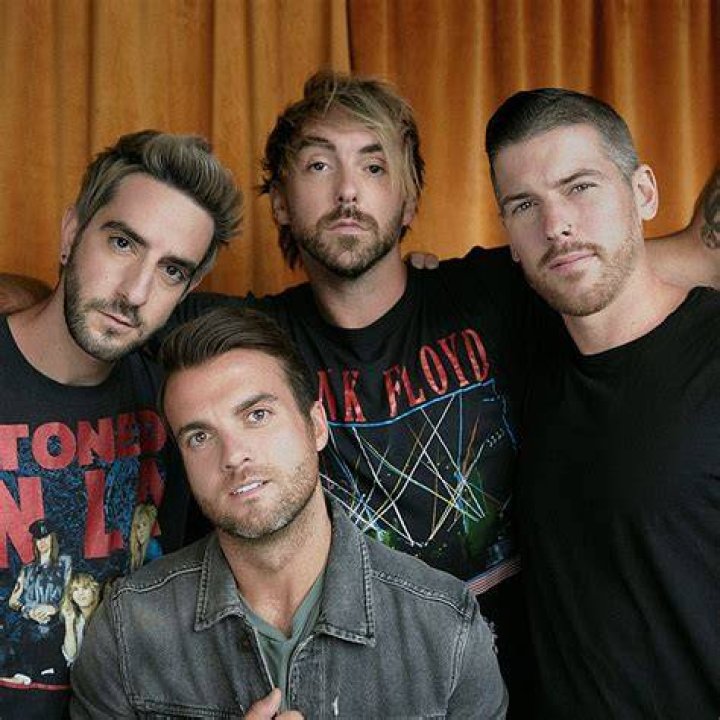 Members of All Time Low as seen in 2020