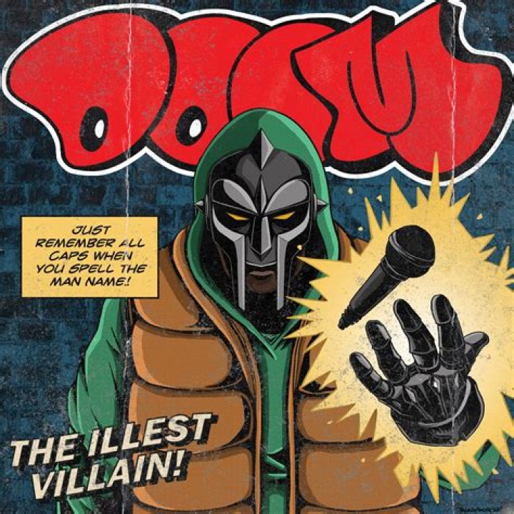 MF Doom as seen in a promotional photograph for his concert at The Arches in Glasgow, Scotland