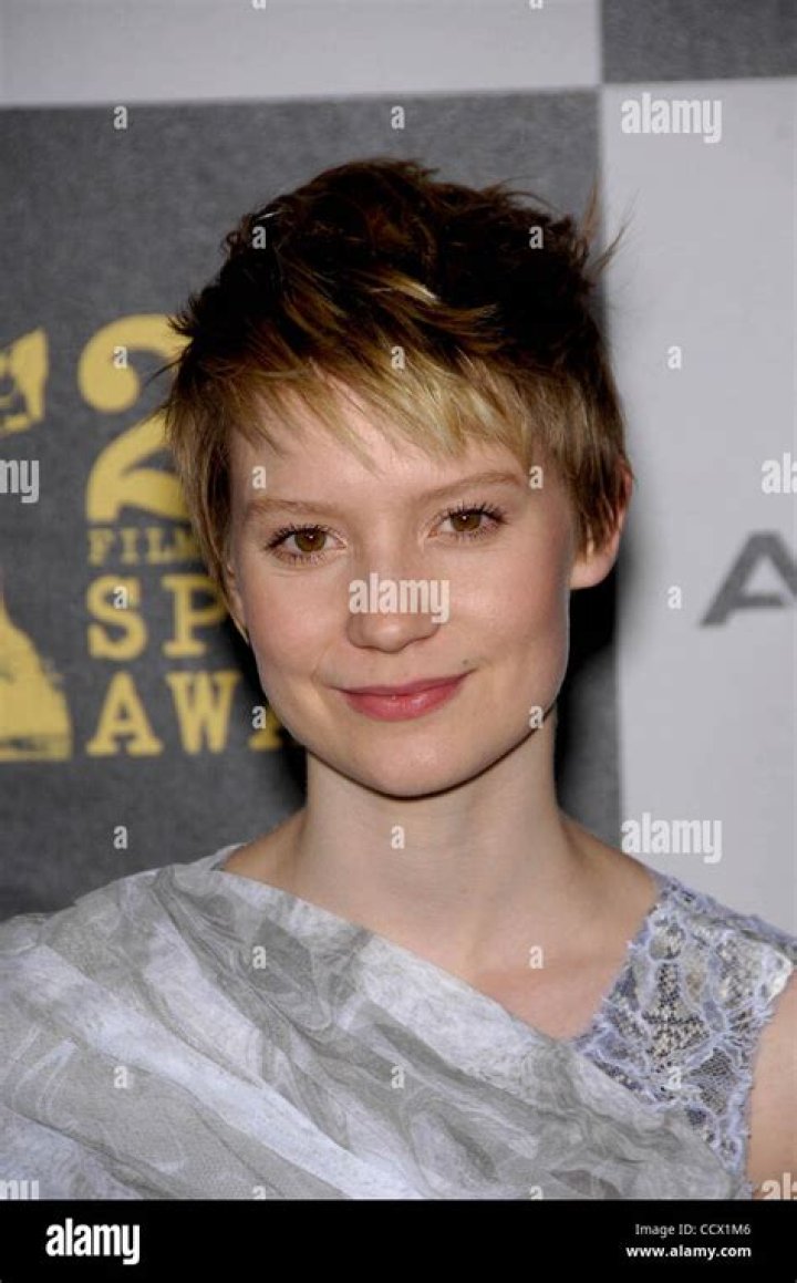 Mia Wasikowska during the Independent Spirit Awards in Los Angeles in 2010