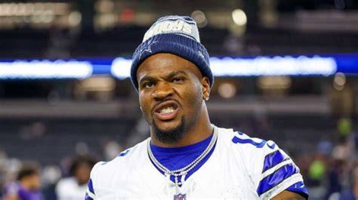 Micah Parsons as seen with the Dallas Cowboys after a game against the Washington Football Team at FedEx Field on December 12, 2021