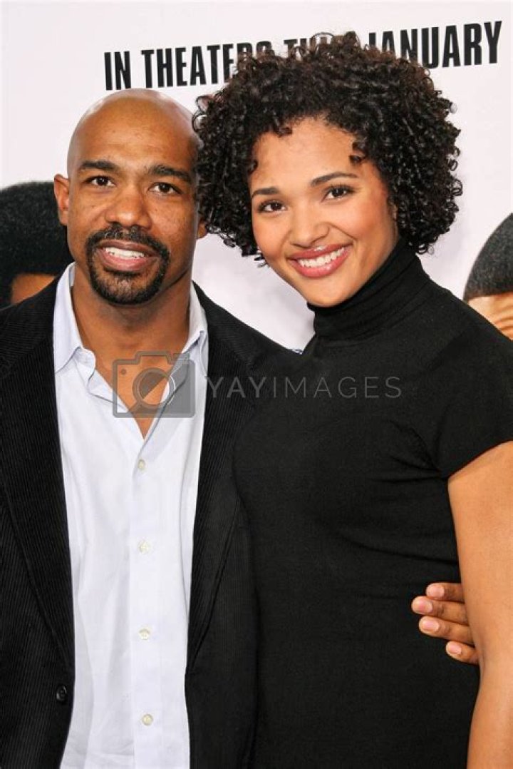 Michael Beach with his child in 2021