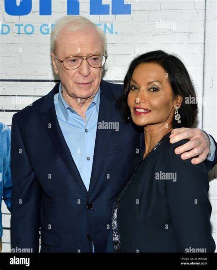 Michael Caine with his wife Shakira Caine during the Premiere of &lsquo;Interstellar&rsquo; in October 2014