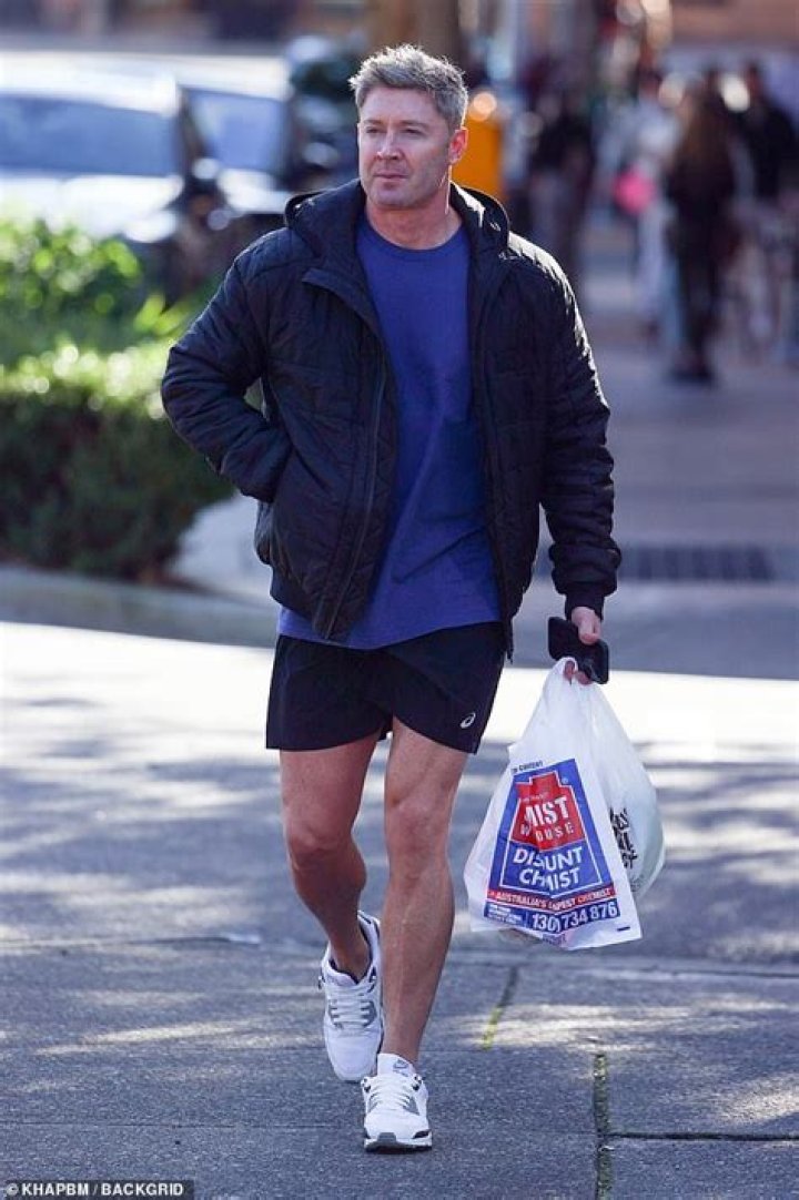 Michael Clarke seen in a picture taken in July 2019