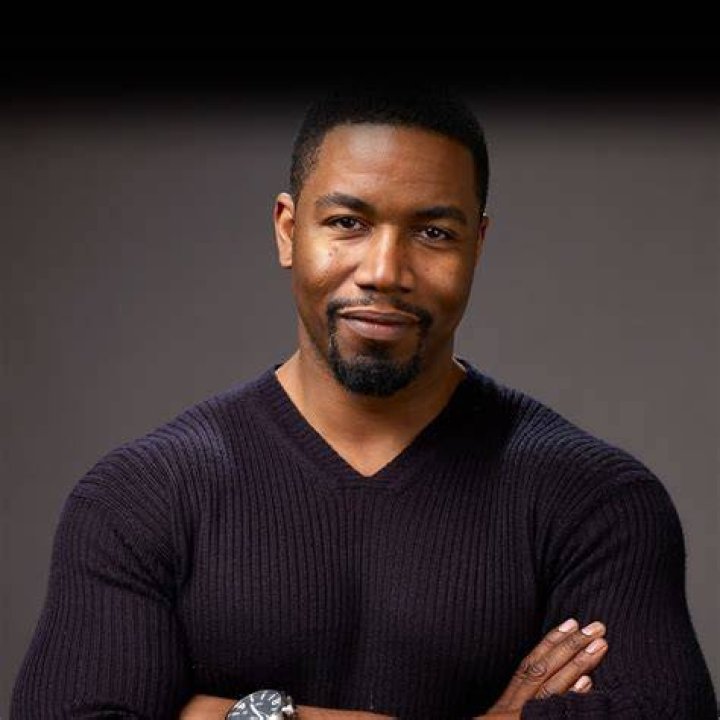 Michael Jai White in the gym