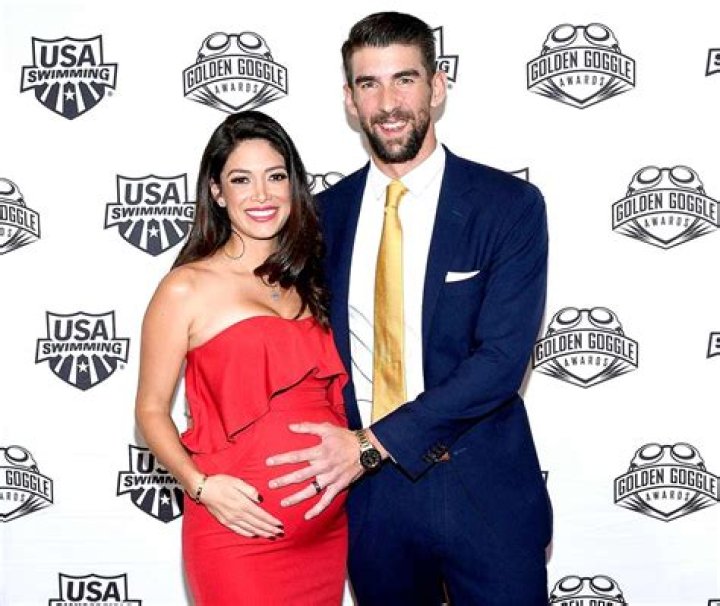 Michael Phelps and Nicole Johnson