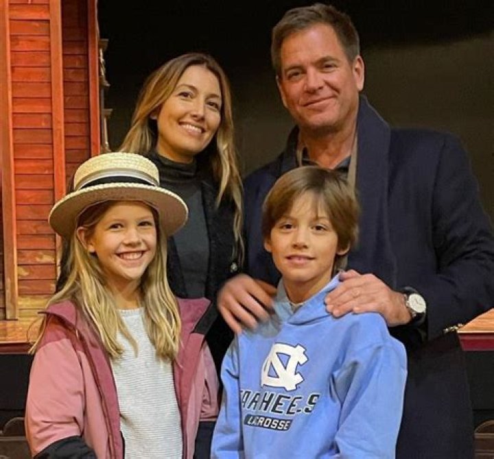 Michael Weatherly with his family as seen in November 2018