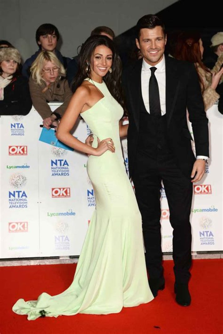 Michelle Keegan wearing Philip Armstrong Atelier Gown at NTAs London in January 2014